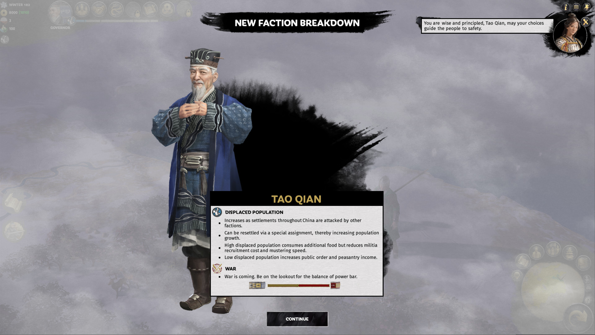Total War: THREE KINGDOMS - Tao Qian