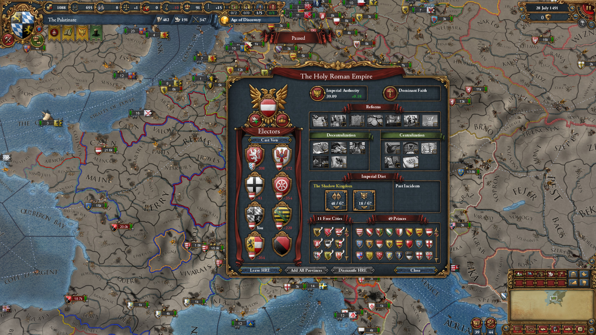 Expansion - Europa Universalis IV: Emperor