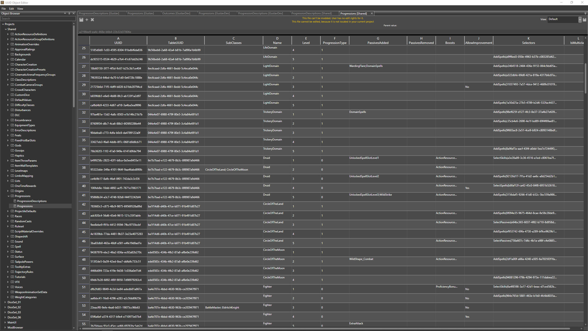 Baldur's Gate 3 Toolkit Data