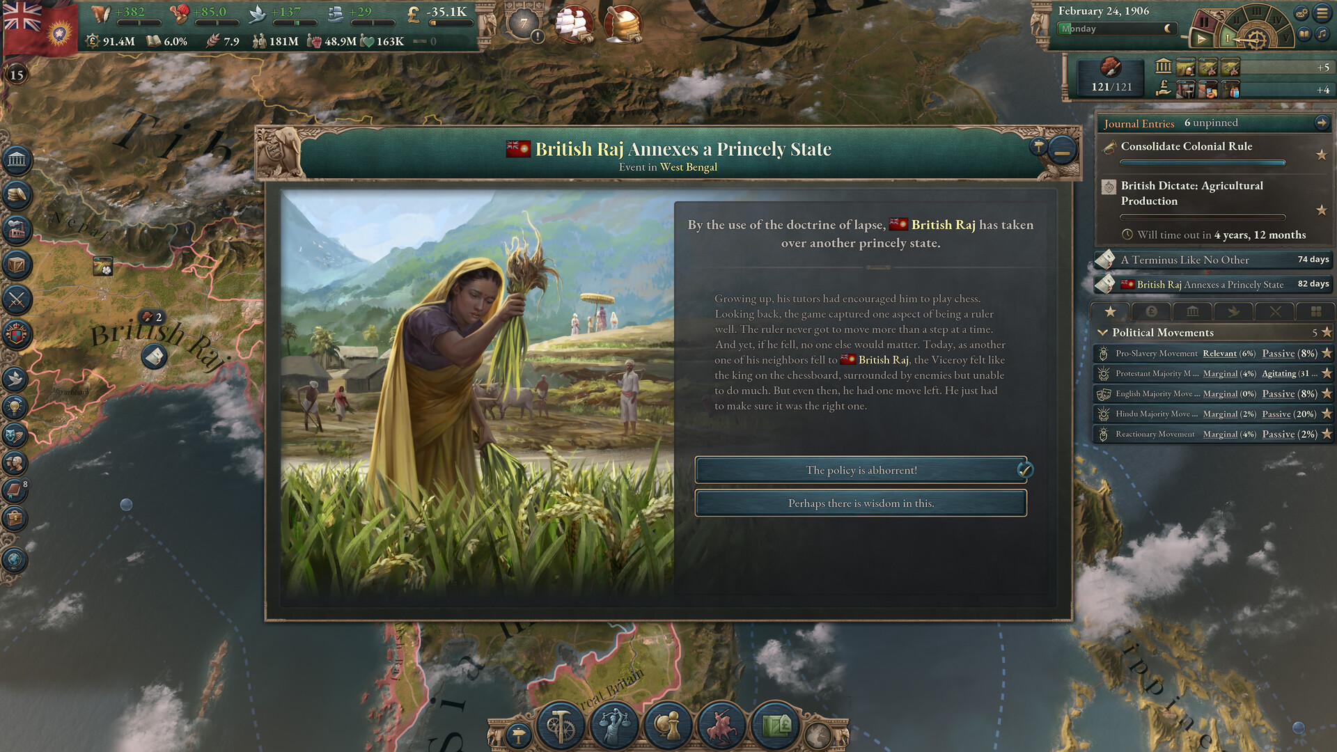 Victoria 3: Pivot of Empire - Immersion Pack
