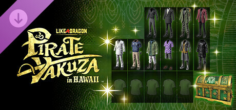 Like a Dragon: Pirate Yakuza in Hawaii — набор культовых костюмов легендарных персонажей