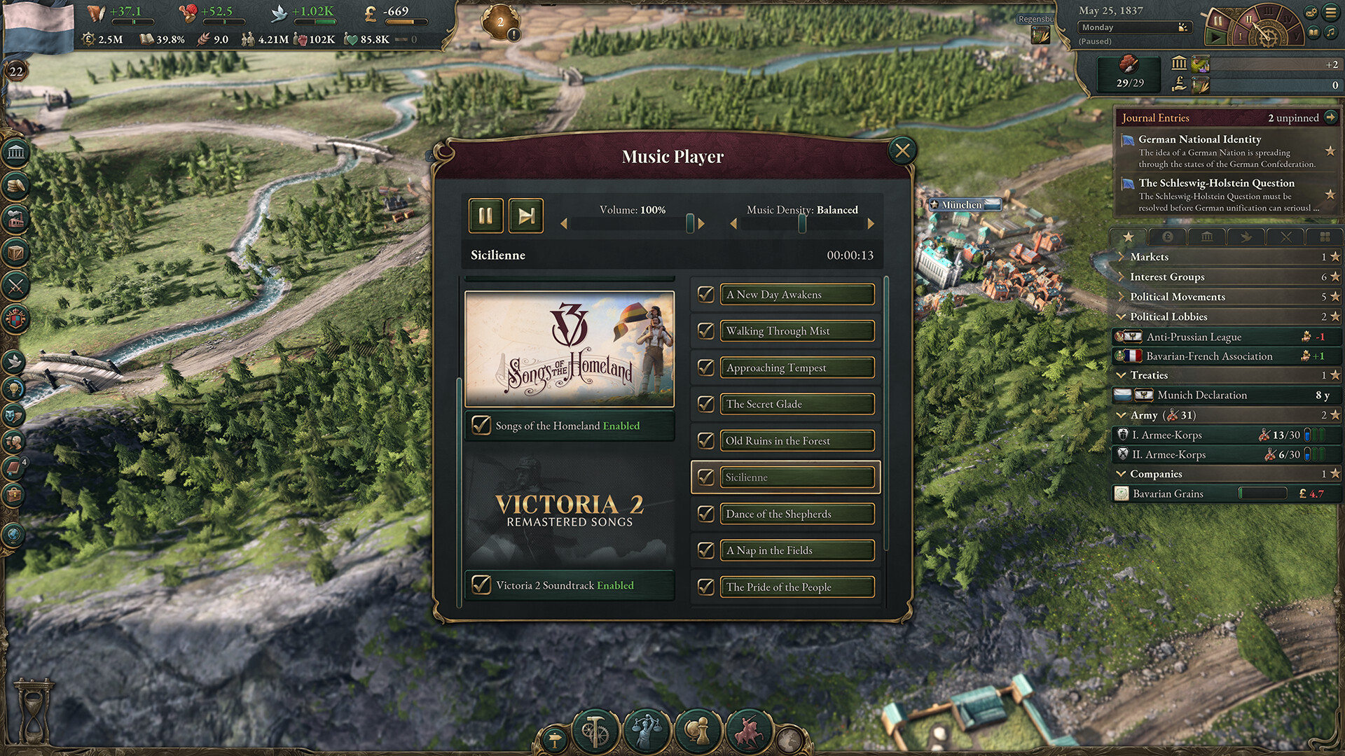Victoria 3: Songs of the Homeland - Music Pack