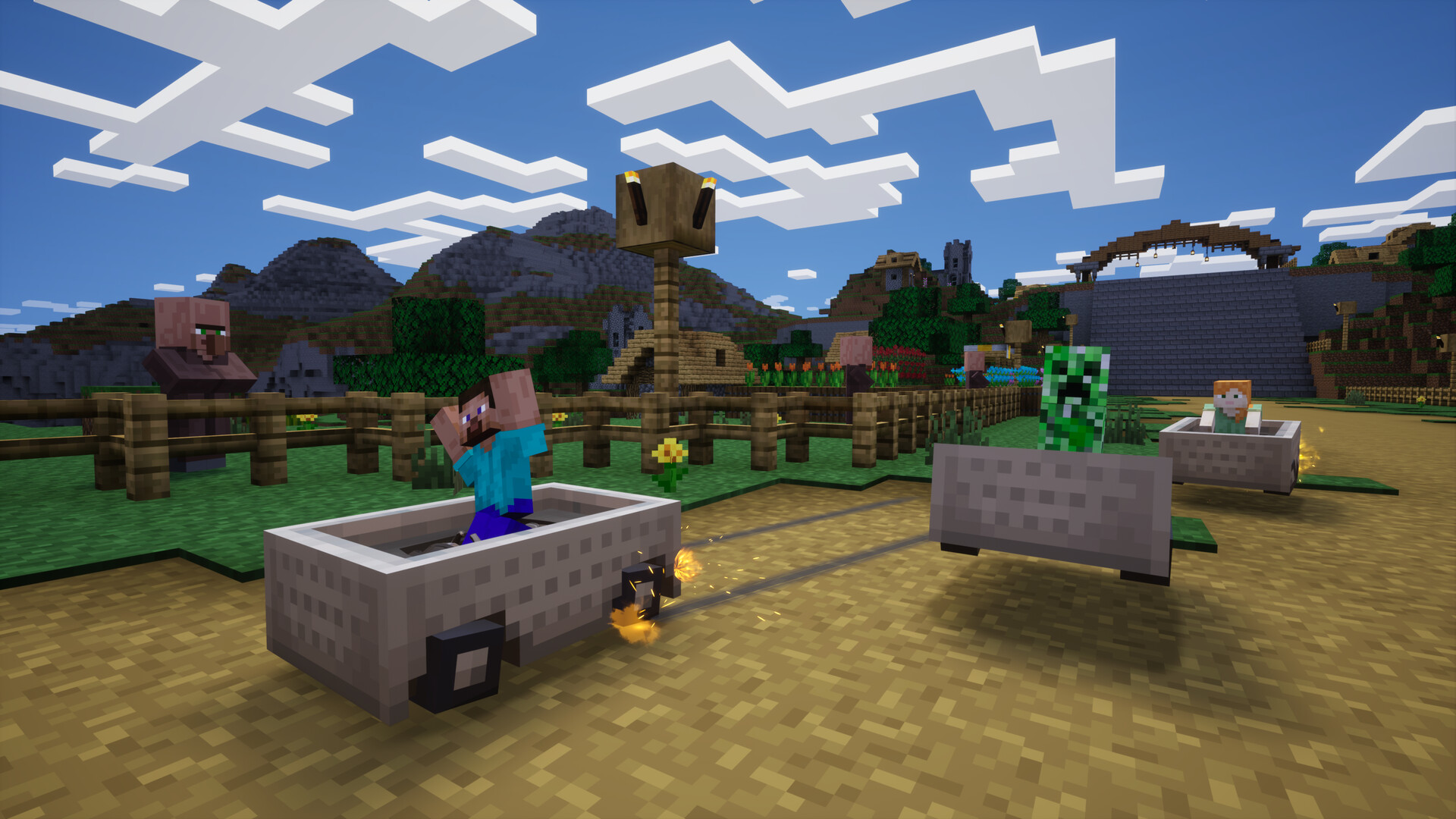 Sonic Racing: CrossWorlds — набор Minecraft