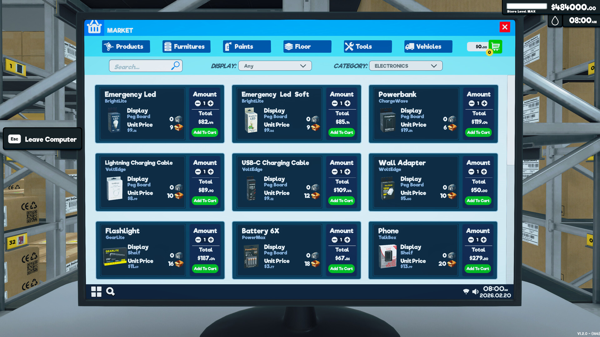 Supermarket Simulator - Electronics DLC