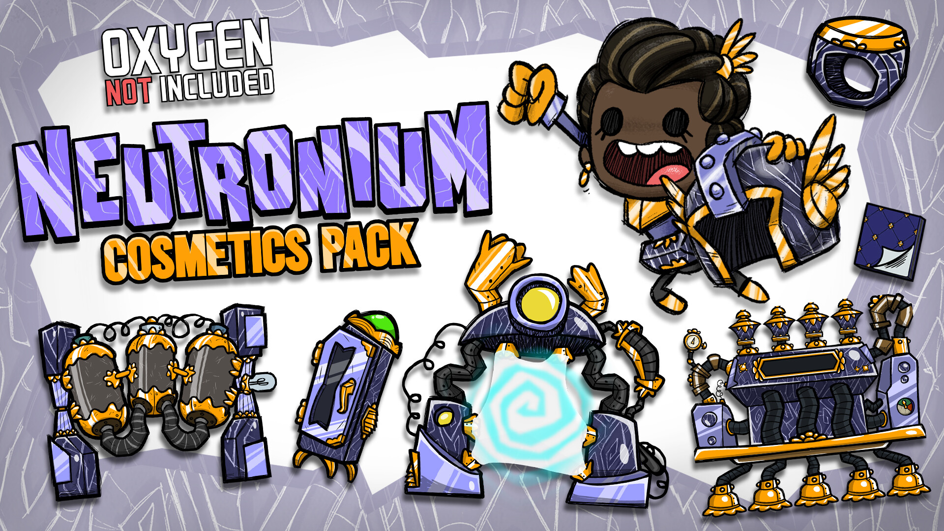 Oxygen Not Included: Neutronium Cosmetics Pack