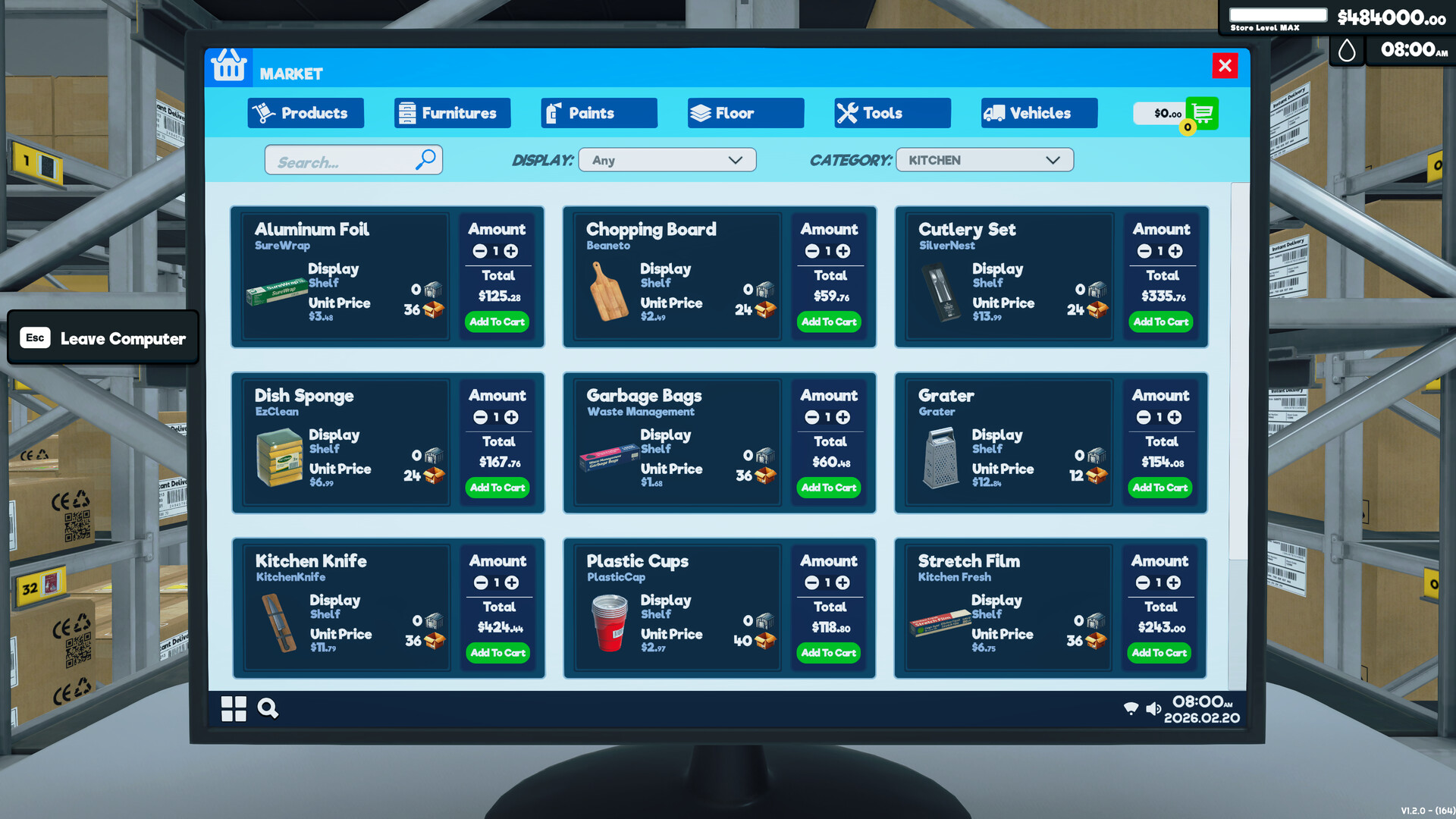 Supermarket Simulator - Essentials DLC