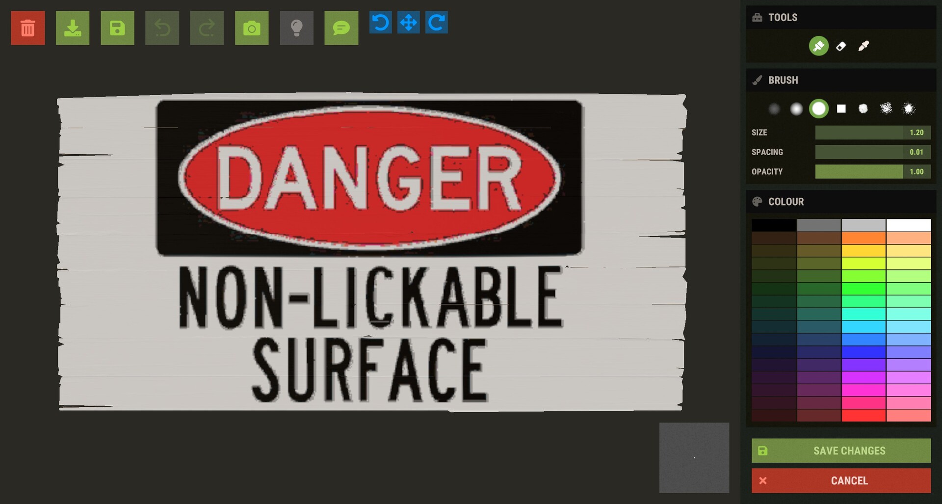 RustForge Sign Painter