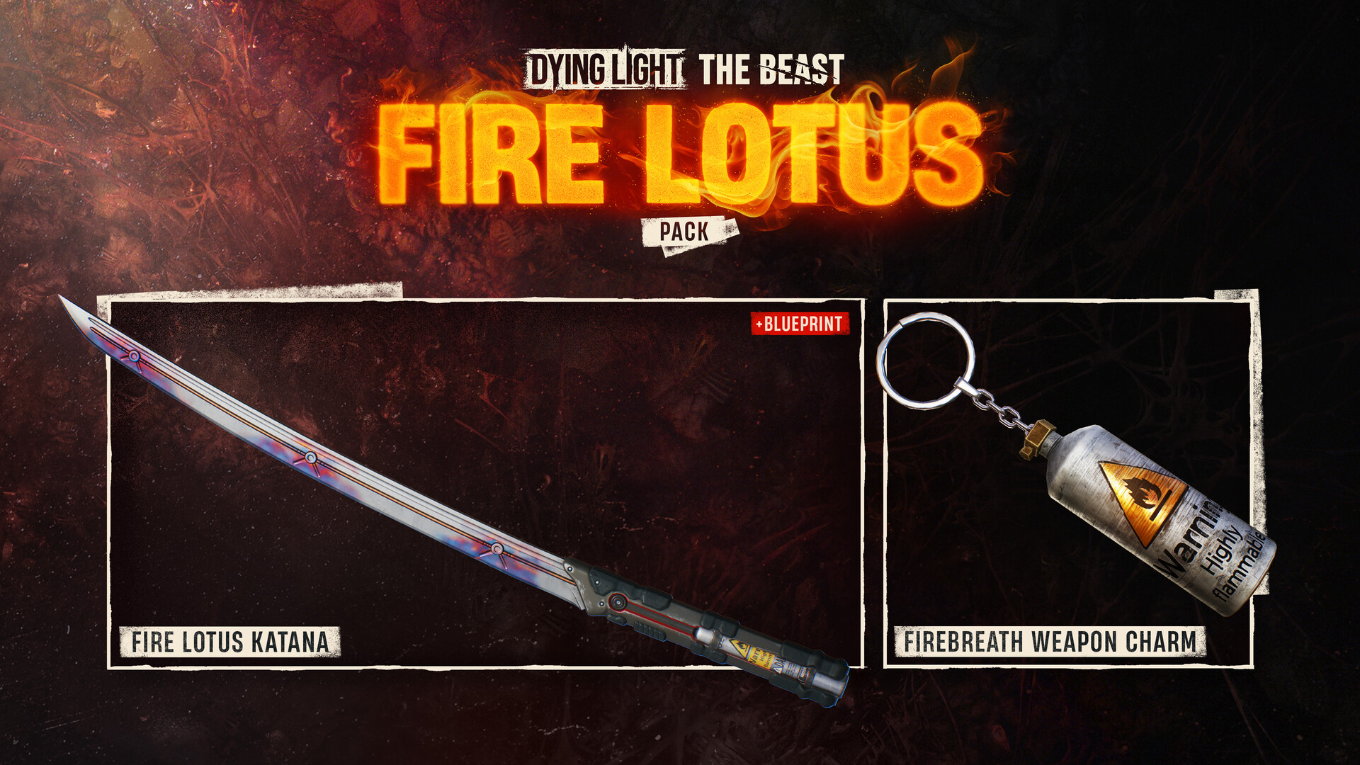 Dying Light: The Beast - Fire Lotus Weapon Pack